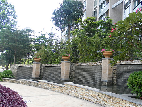 ���ڽ�������羰��԰����ǰˮ��